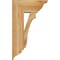 Ekena Millwork Imperial Traditional Rough Sawn Bracket w/ Offset Brace, Western Red Cedar, 8"W x 18"D x 30"H BKT0806X18X30IMP01RWR - alternate 3